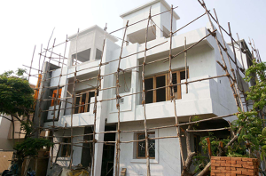 Work in Progress – Residential Twin House at Porur
