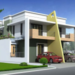 Proposed Residential Twin House at Nangallur